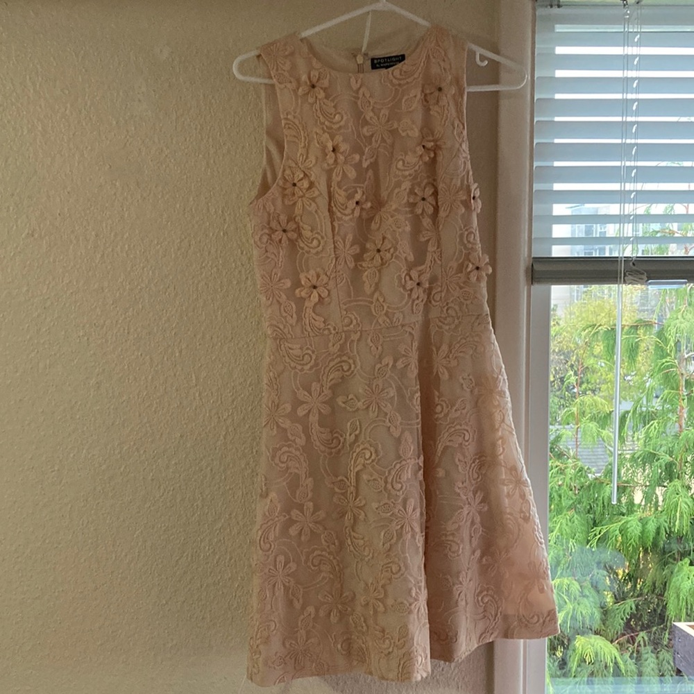 Light Peach embroidered dress